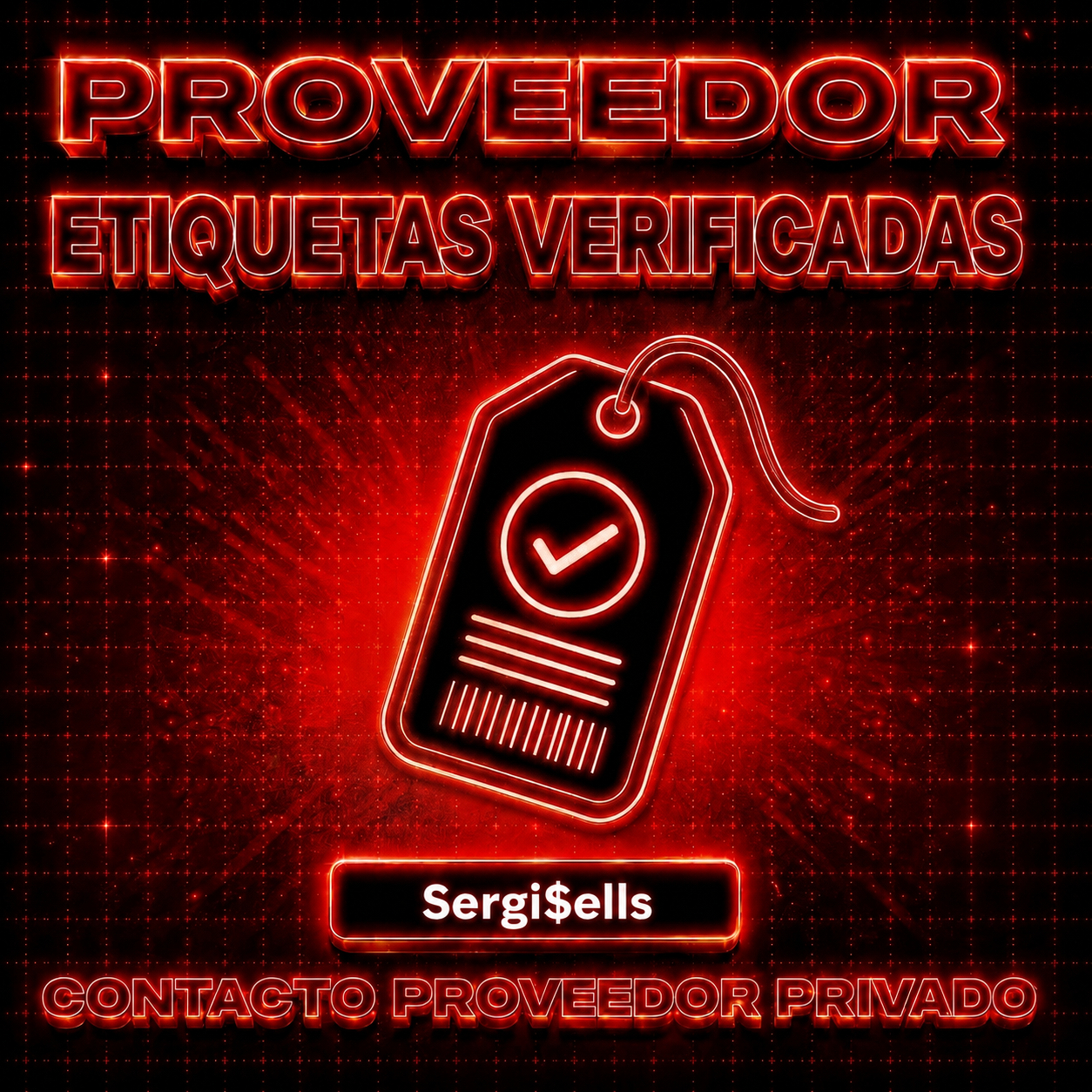 Proveedor Etiquetas Verificadas